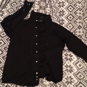 Black Button Up Blouse